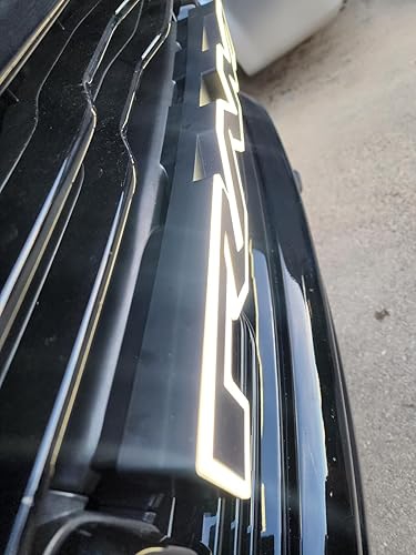 Illuminated White Grille Letter Lights w/Screws Compatible with Dodge ram 2013+1500