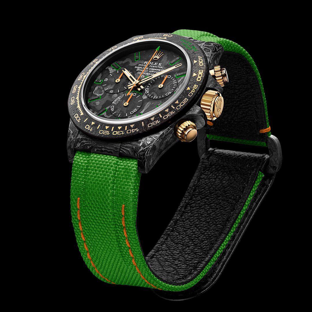 DiW Rolex Daytona “ALL CARBON LIME