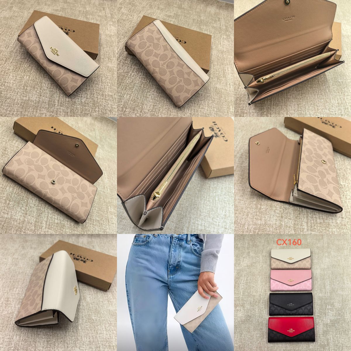Women Handbag CX160 Wallet Envelope purse bag