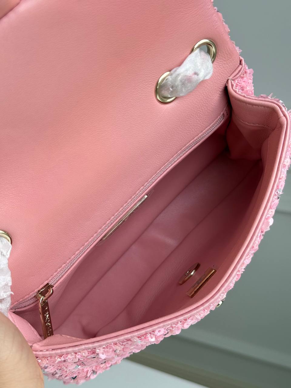 CHANEL Sequined Classic Flap Bag