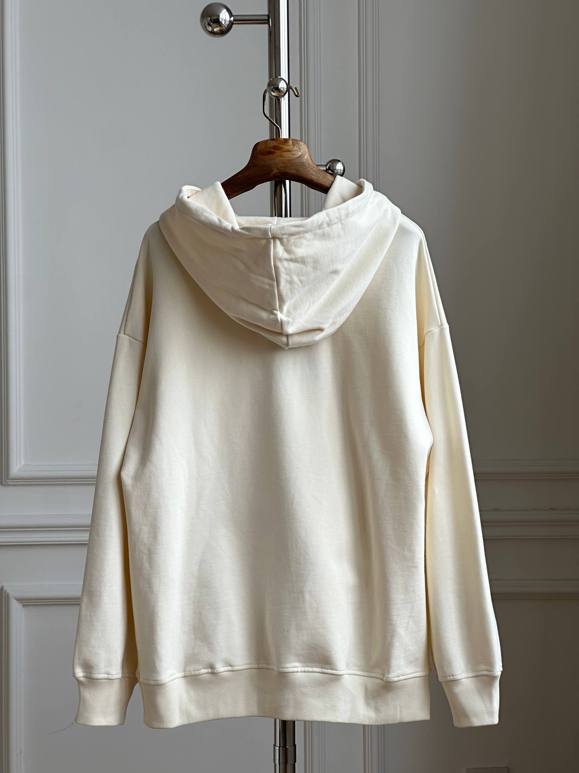 Gucci Embossed Logo Off-White Hoodie