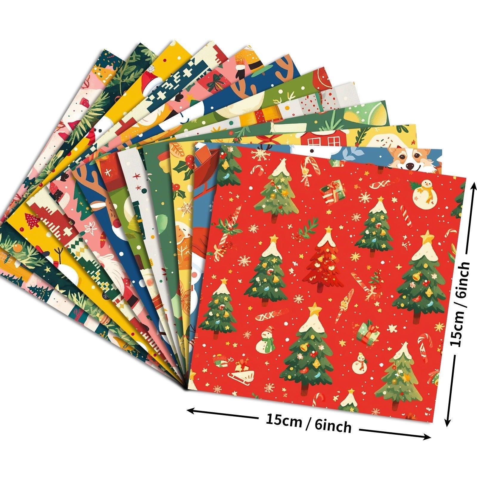 2114 12 Sheets of Christmas Eve Gift Wrapping Paper Christmas Day