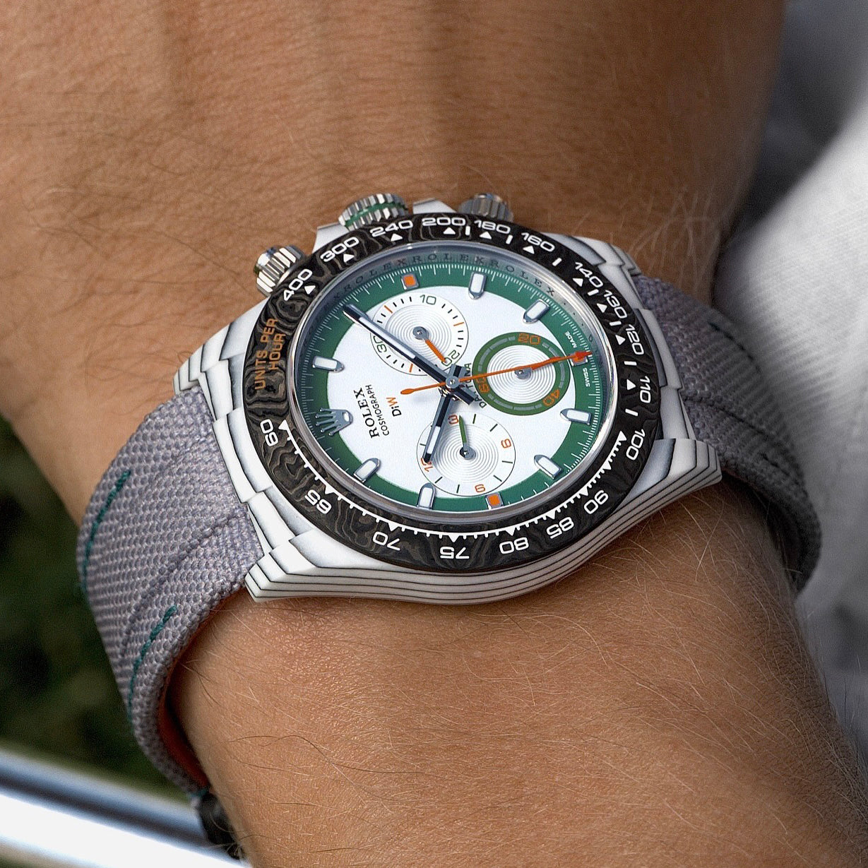 The Ultimate Golfer's Watch: DiW Rolex Daytona with ALPINE Design【1:1 Replica】