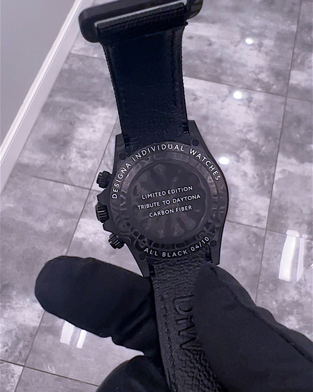 NTPT Carbon DiW Rolex Daytona “ALL BLACK