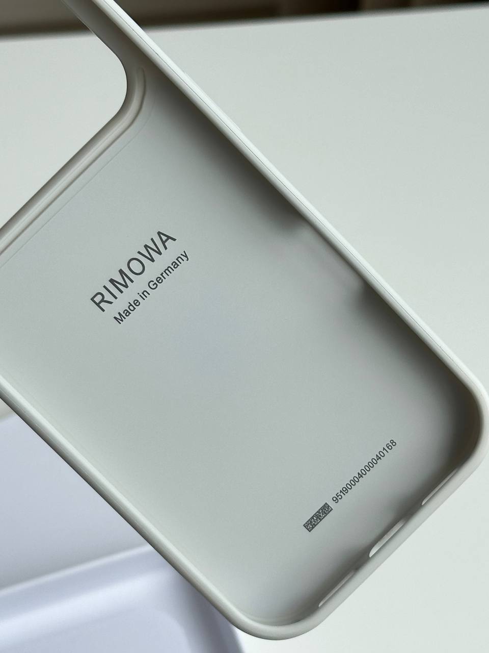 RIMOWA Silver Aluminum Groove Shockproof iPhone Case