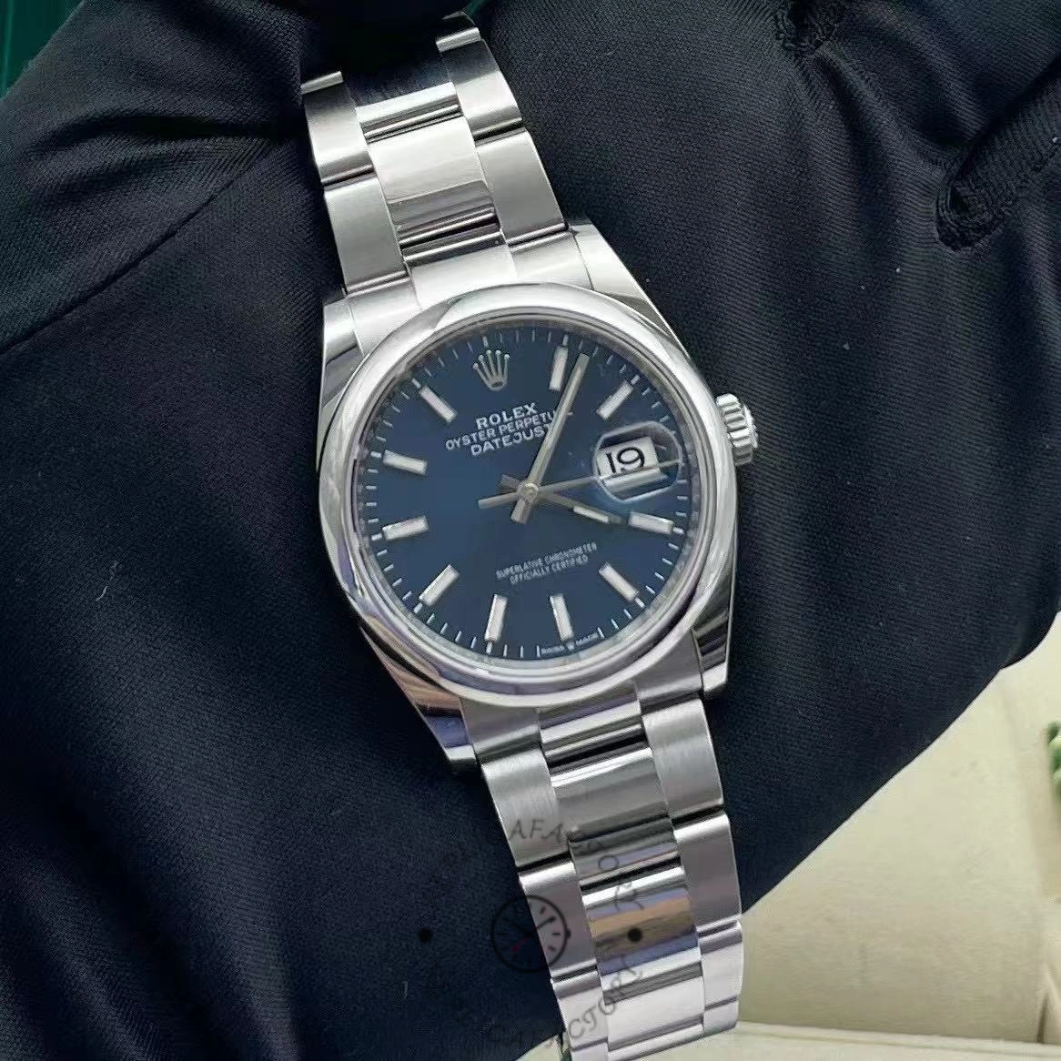 Rolex Datejust 126200 Blue Dial Stainless Steel 36MM Unisex Replica Watch