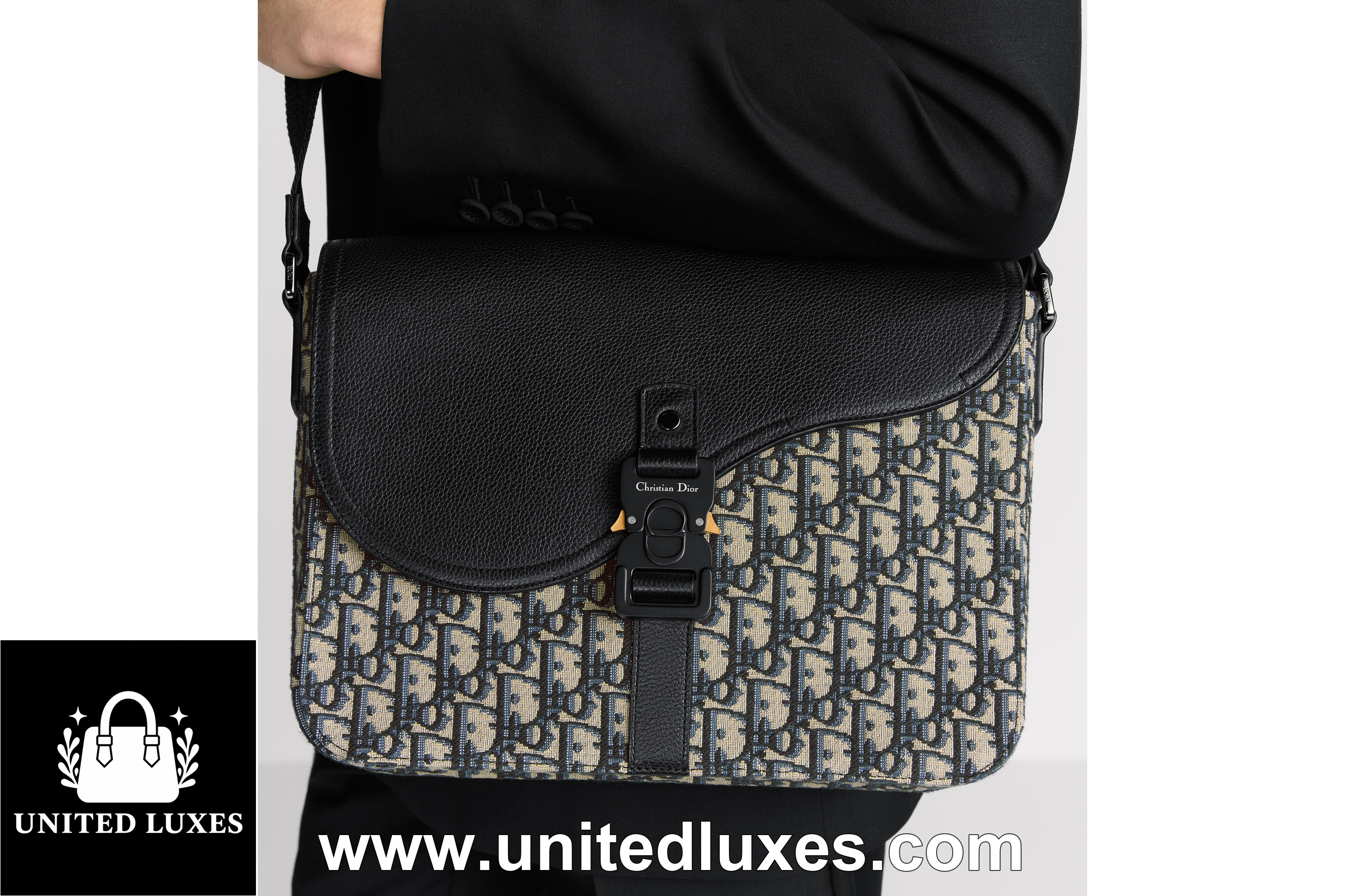 Replica Medium Saddle Messenger Bag with Flap