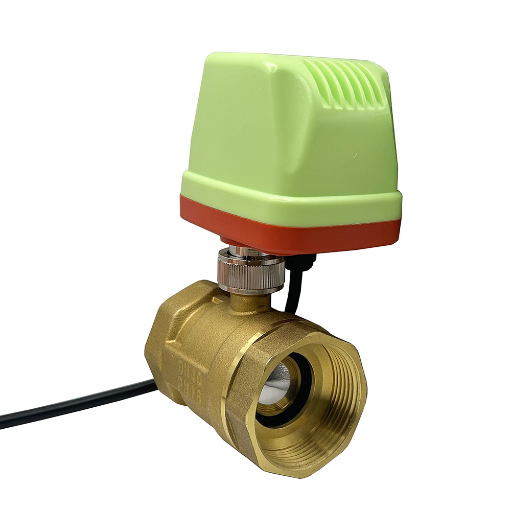 IP65 Waterproof Brass Electric Ball Valve 220V 12V 24V - 2 Way Motorized Ball Valve 3 Wire/2 Wire (DN15-DN50)