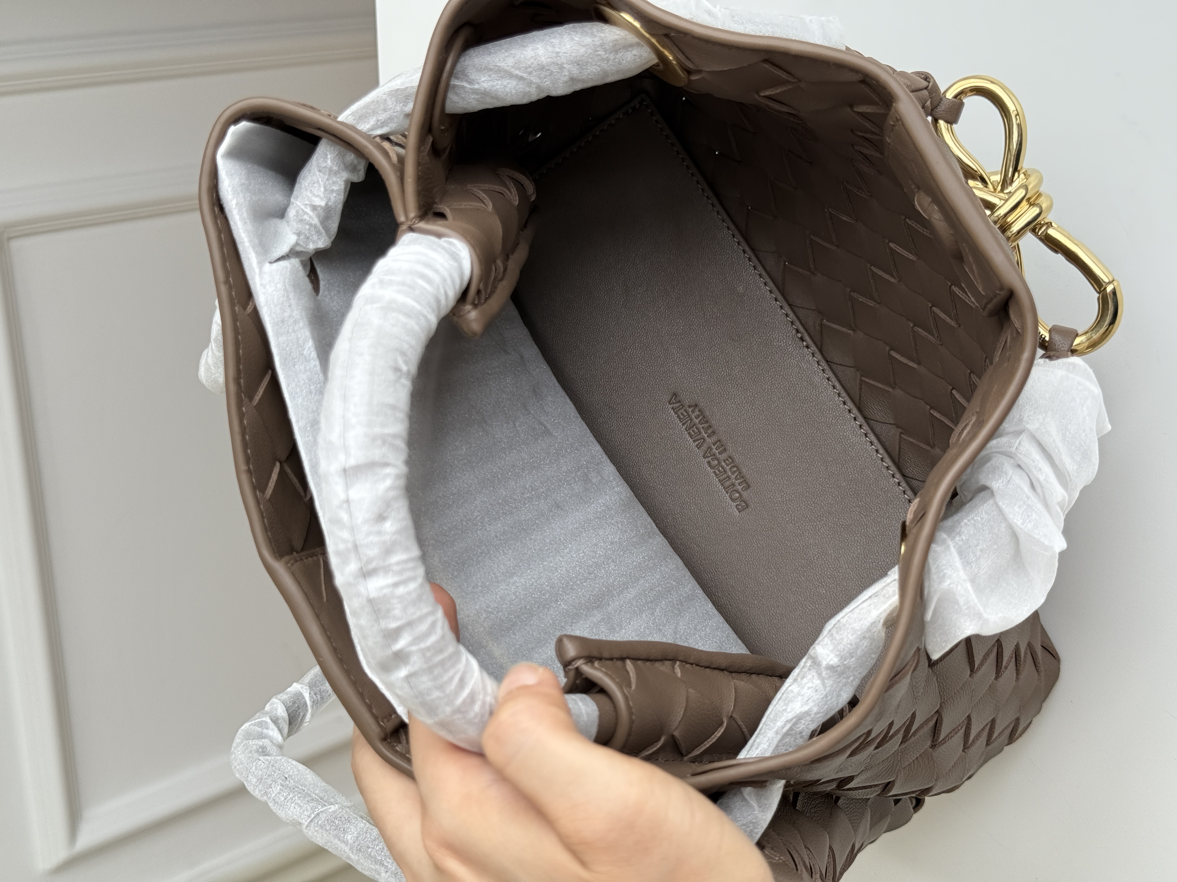 Bottega Veneta Small Andiamo Tote