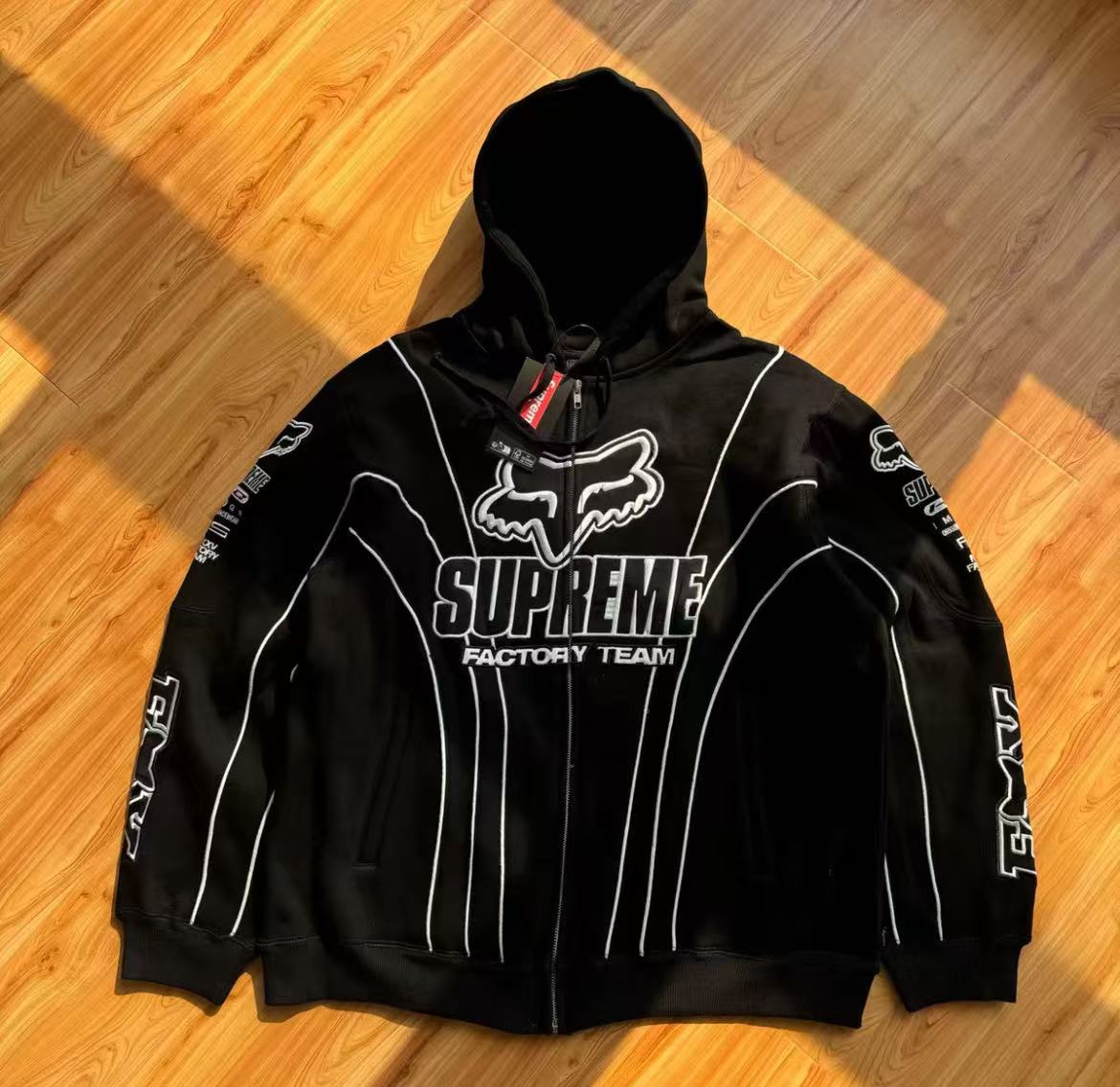 Supreme Fox Racing Full Zip Hooded Jacket