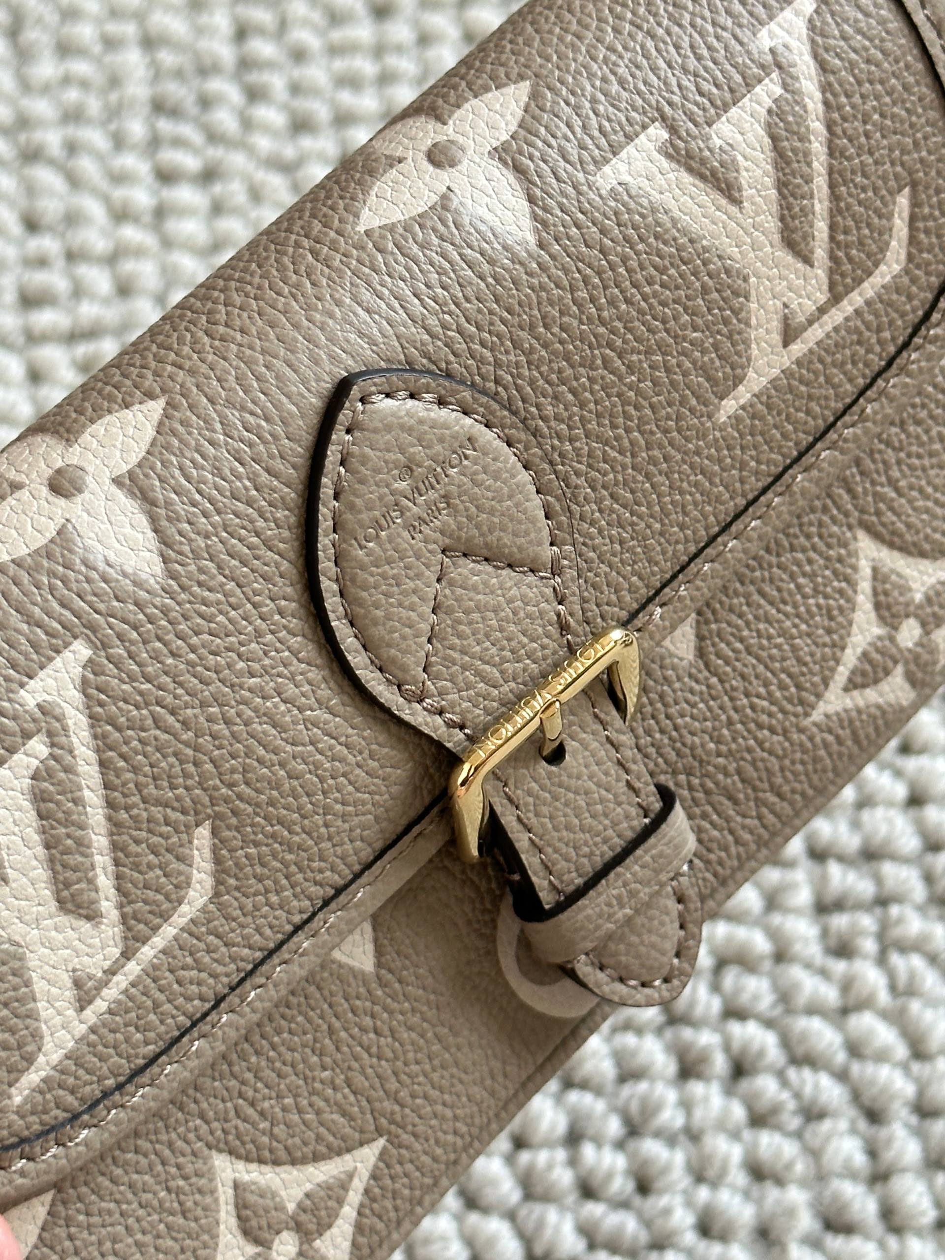 Louis Vuitton Grey Monogram Embossed Mini Metis Messenger Bag