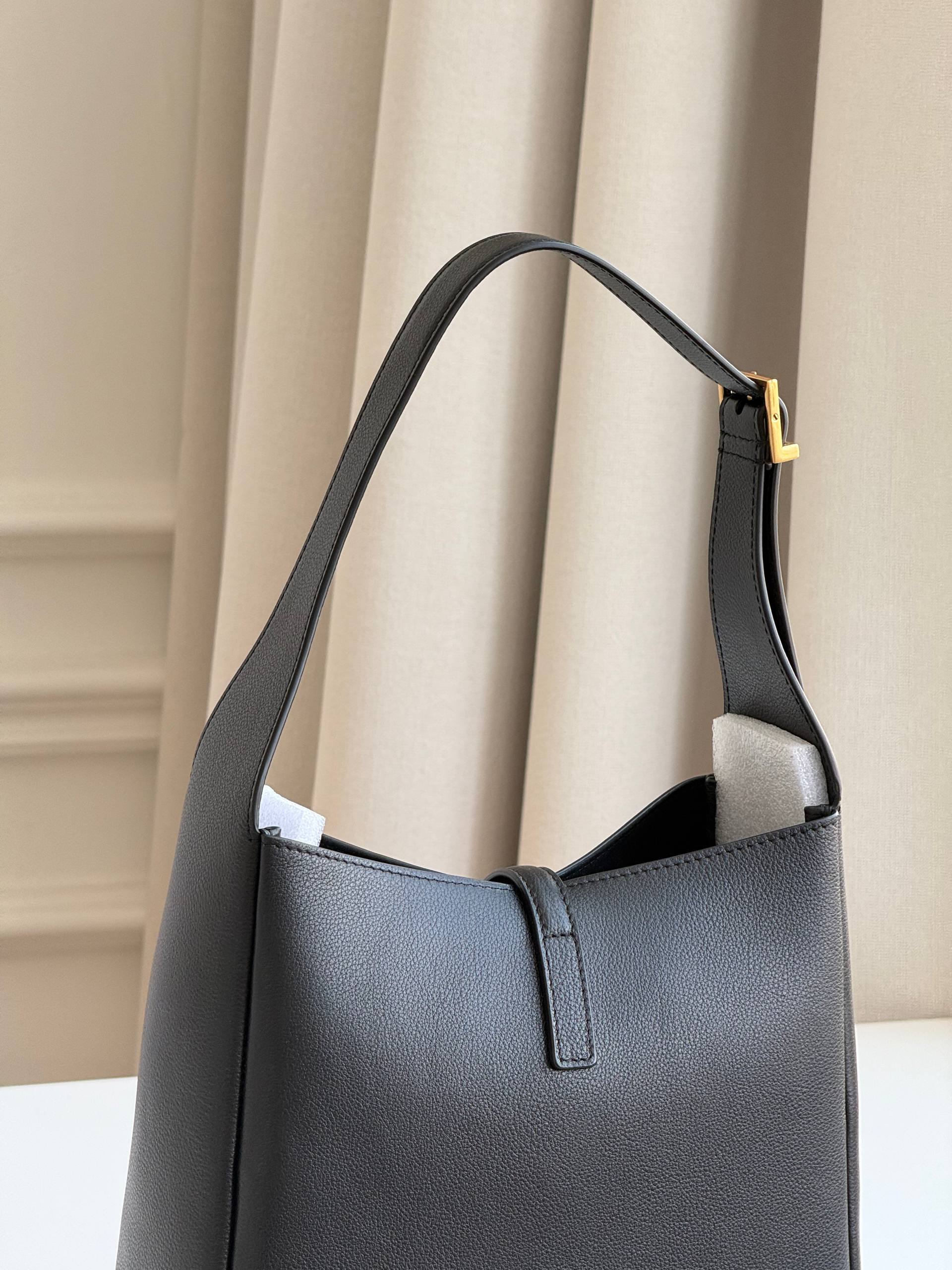 YSL Le 37 Black Bucket Bag