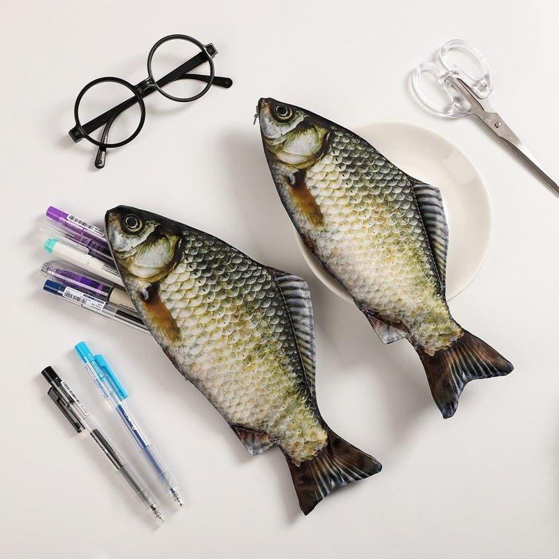 9023 Carp pencil case personalized quirky fresh sea fish stationery case