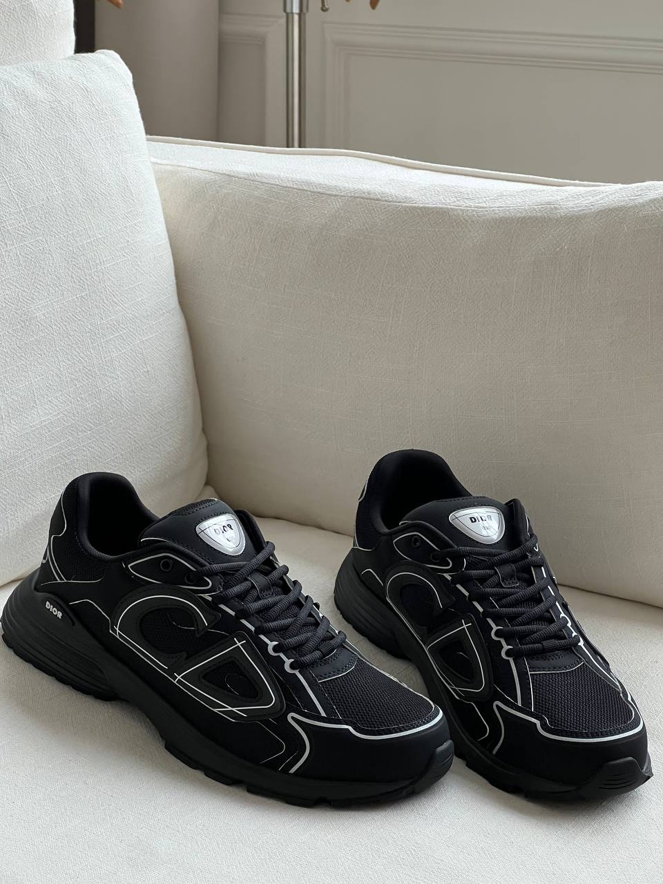 DIOR B30 Mesh & Technical Leather Sneakers