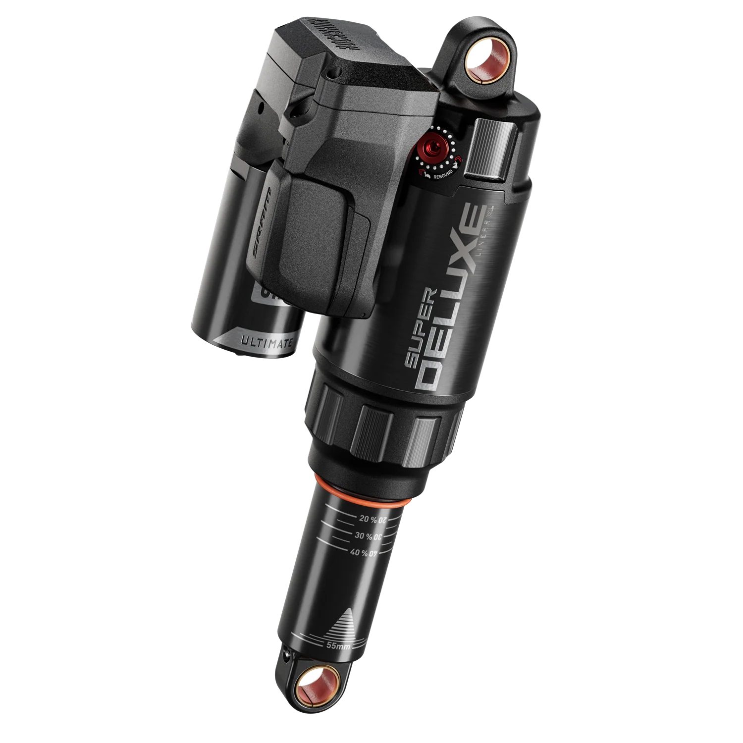 Amortisseur ROCKSHOX SUPER DELUXE ULTIMATE FLIGHT ATTENDANT RC3 HBO LINEAR XL D1 pour Santacruz Hightower2,3 2019-2024