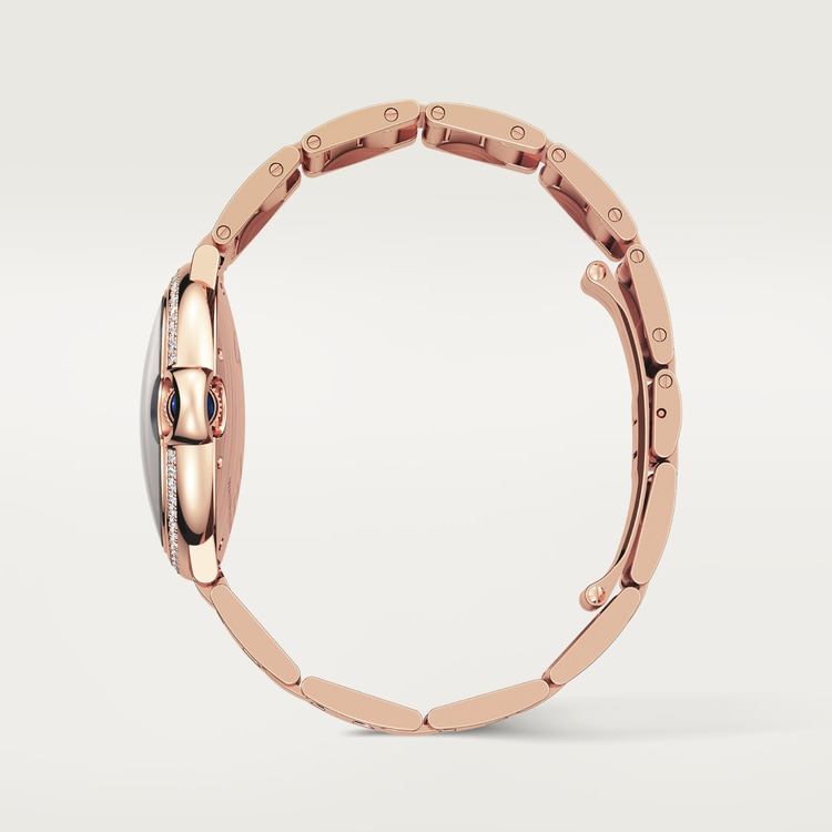 Ballon Bleu de Cartier watch, 36 mm, mechanical movement with automatic winding. Rose gold【1:1 Replica】