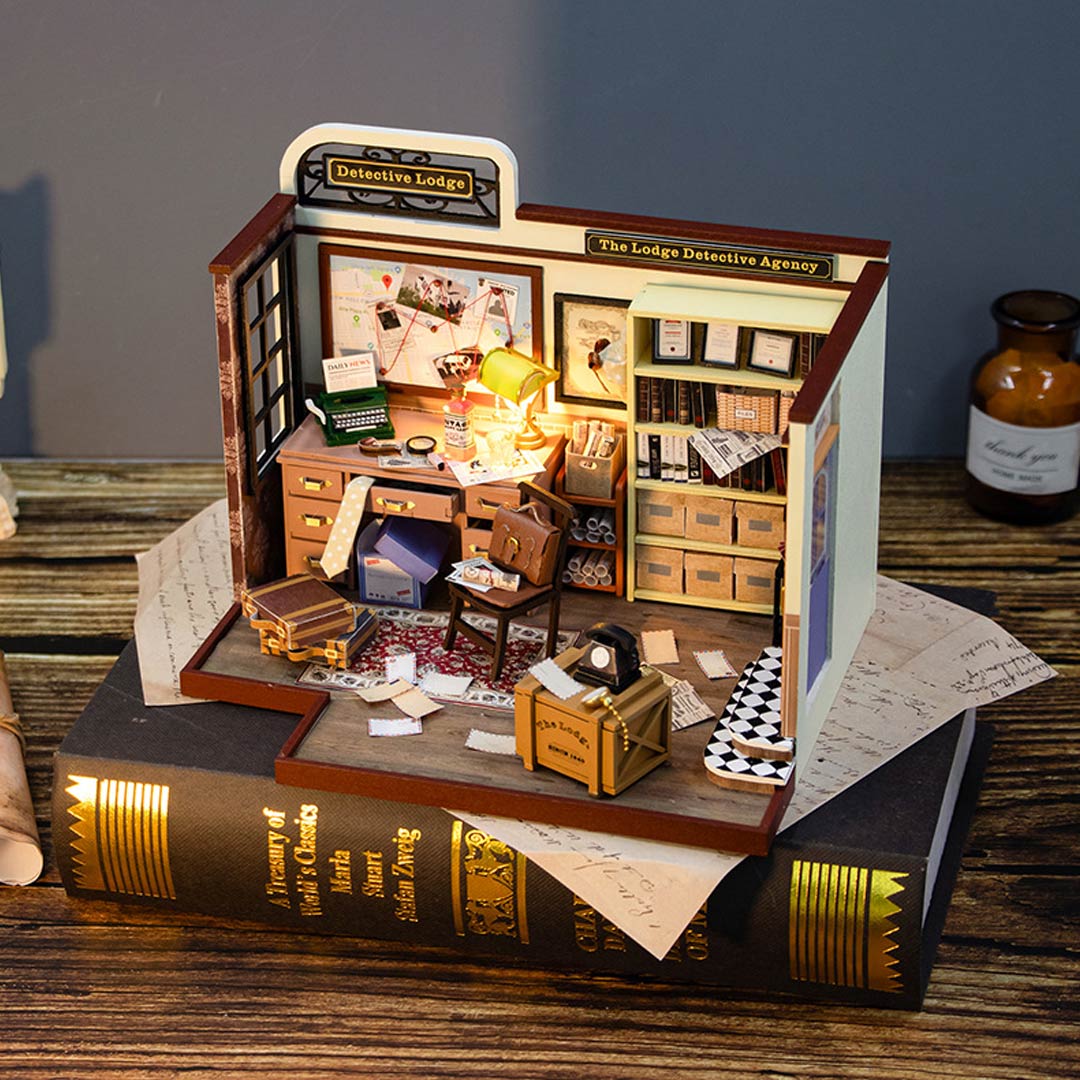 Detective Agency DIY Miniature House Kit