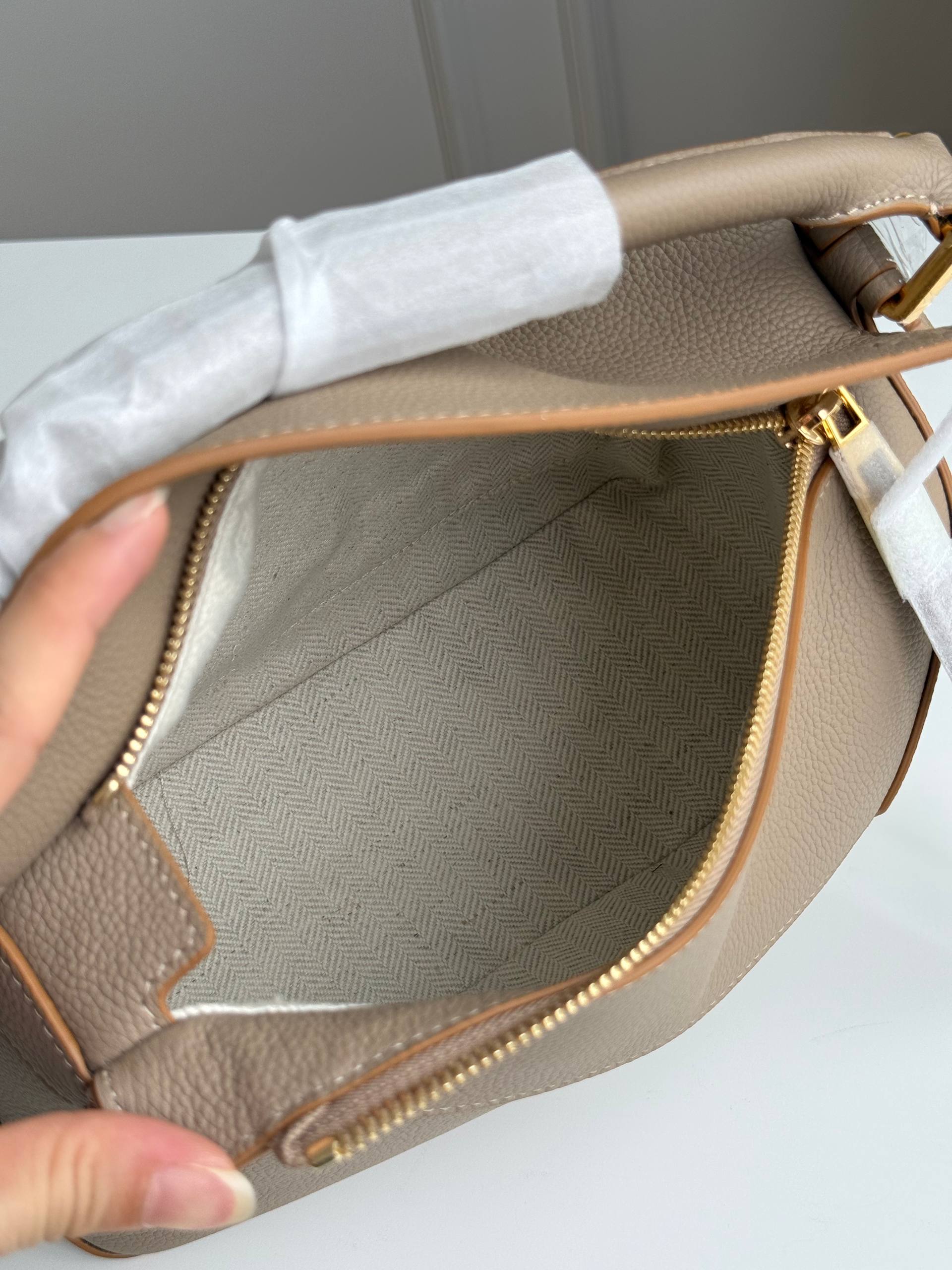 LOEWE Puzzle Geometric Splicing Bag