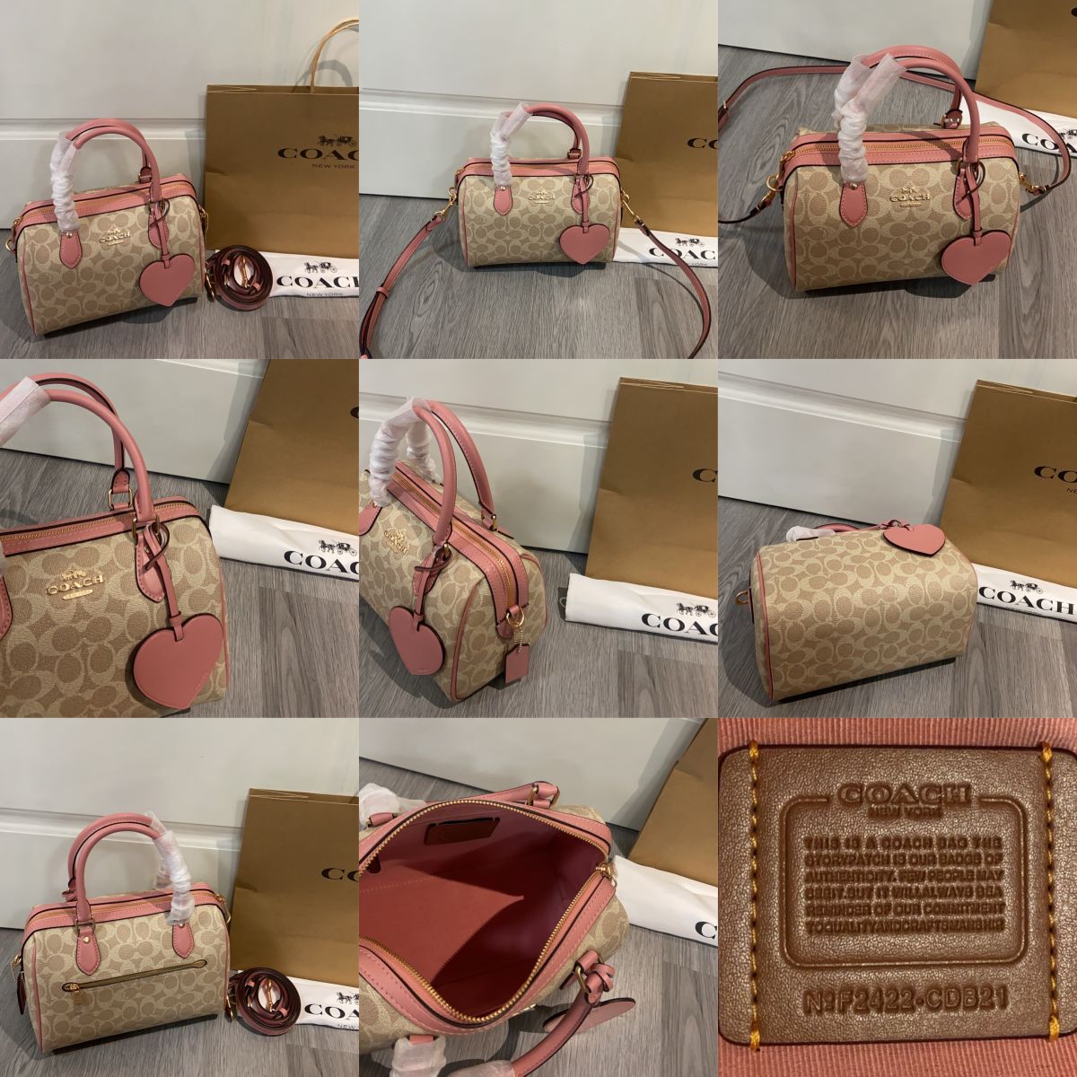 Women Handbag CDB21 CEA18 CDA90 Rowan Satchel Bag In Rainbow Signature Canvas