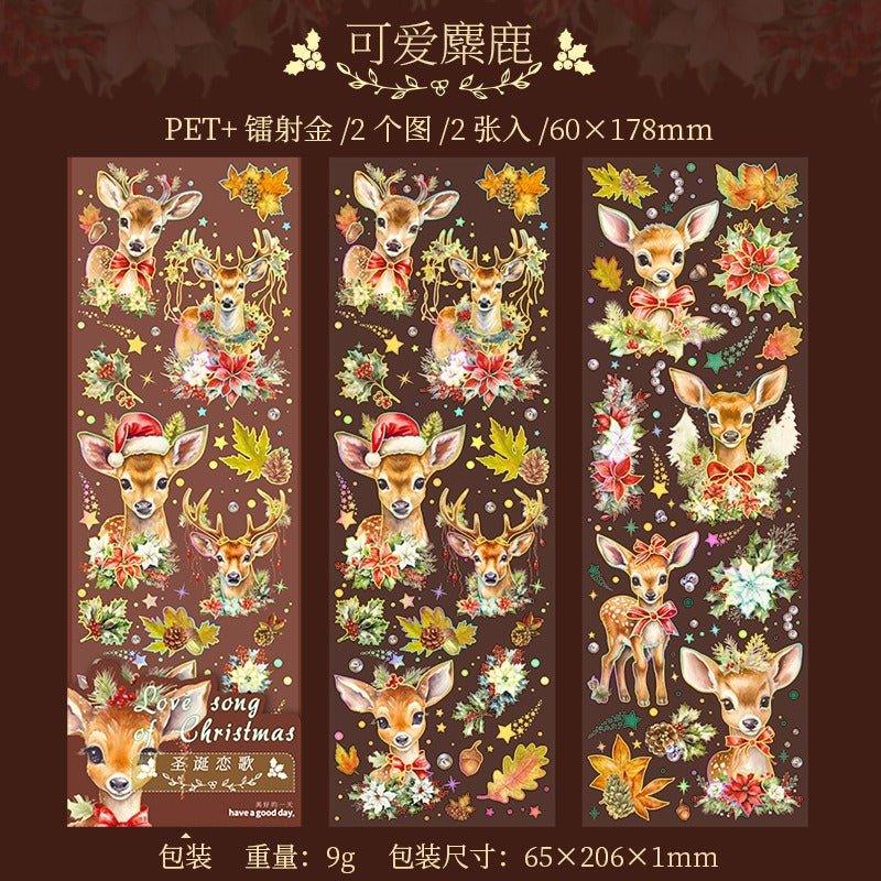 1034 Stickers Christmas Song Series