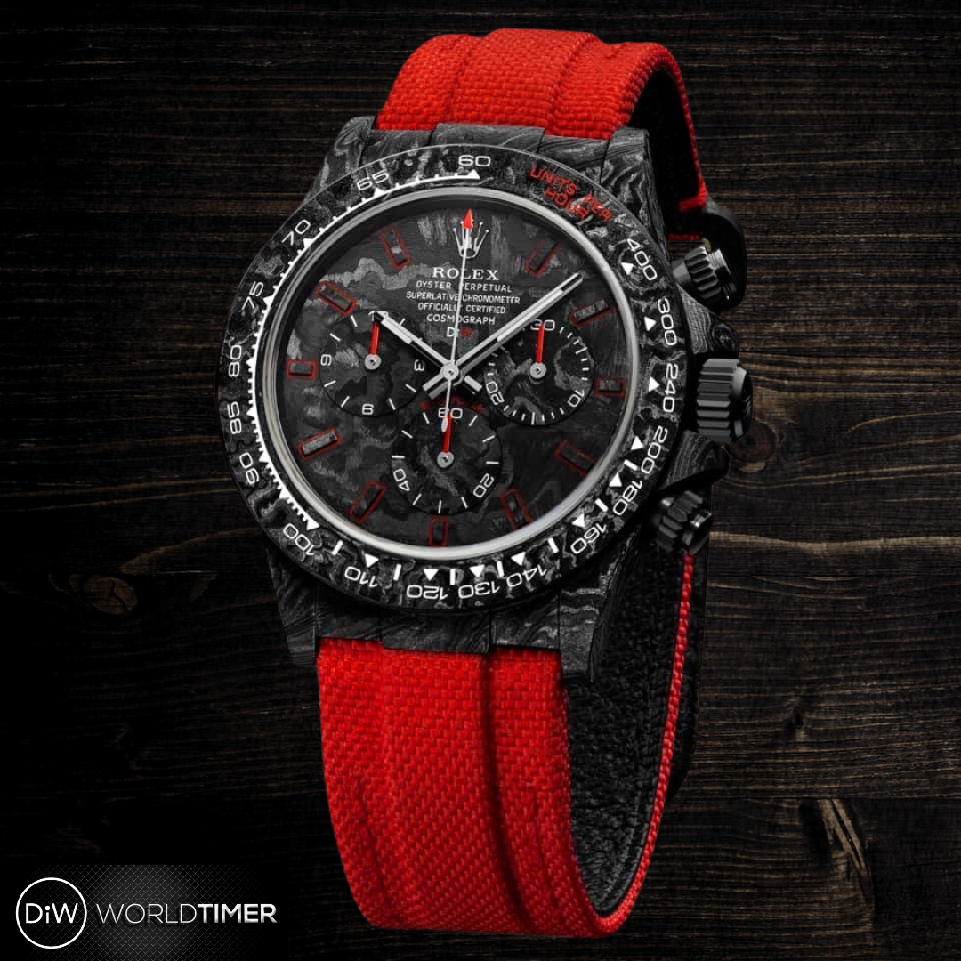 NTPT Carbon Rolex DiW Daytona RED EDITION UNIQUE Piece【1:1 Replica】