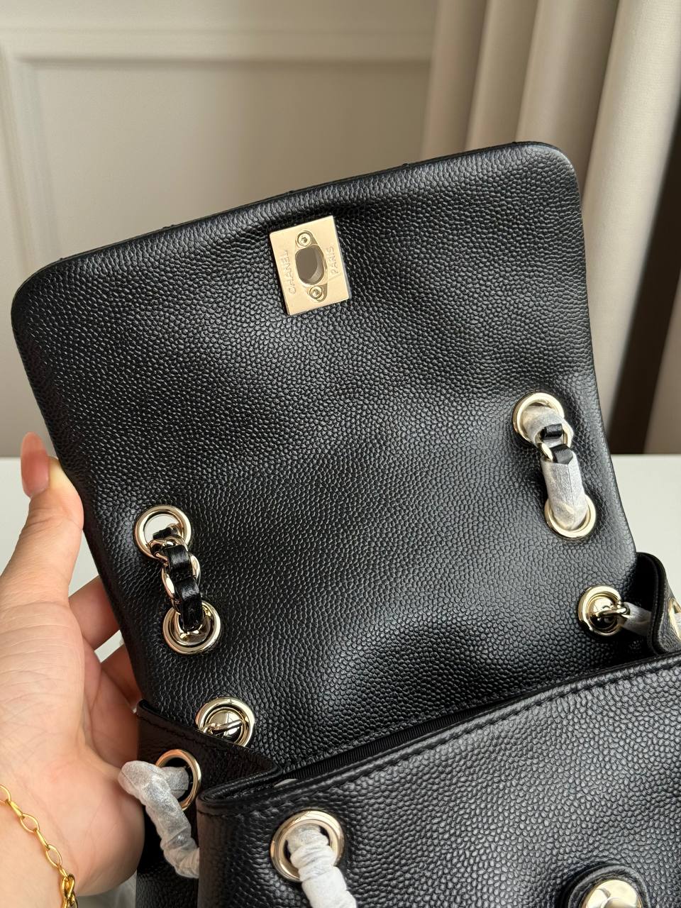 Chanel 24C Caviar Leather Multi-Pocket Backpack