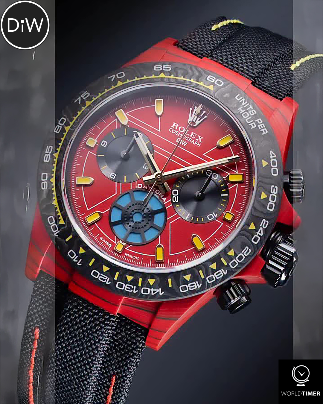 IRON MAN Rolex Daytona CarboQuartz DiW【1:1 Replica】