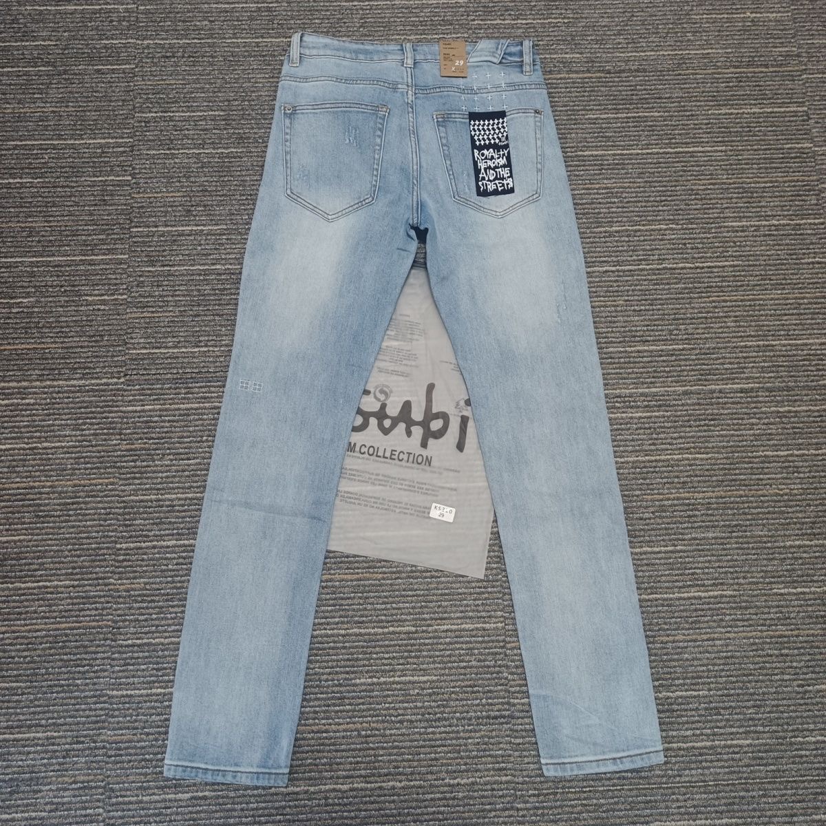Ksubi's new men's stylish slim-fit stretch denim pants