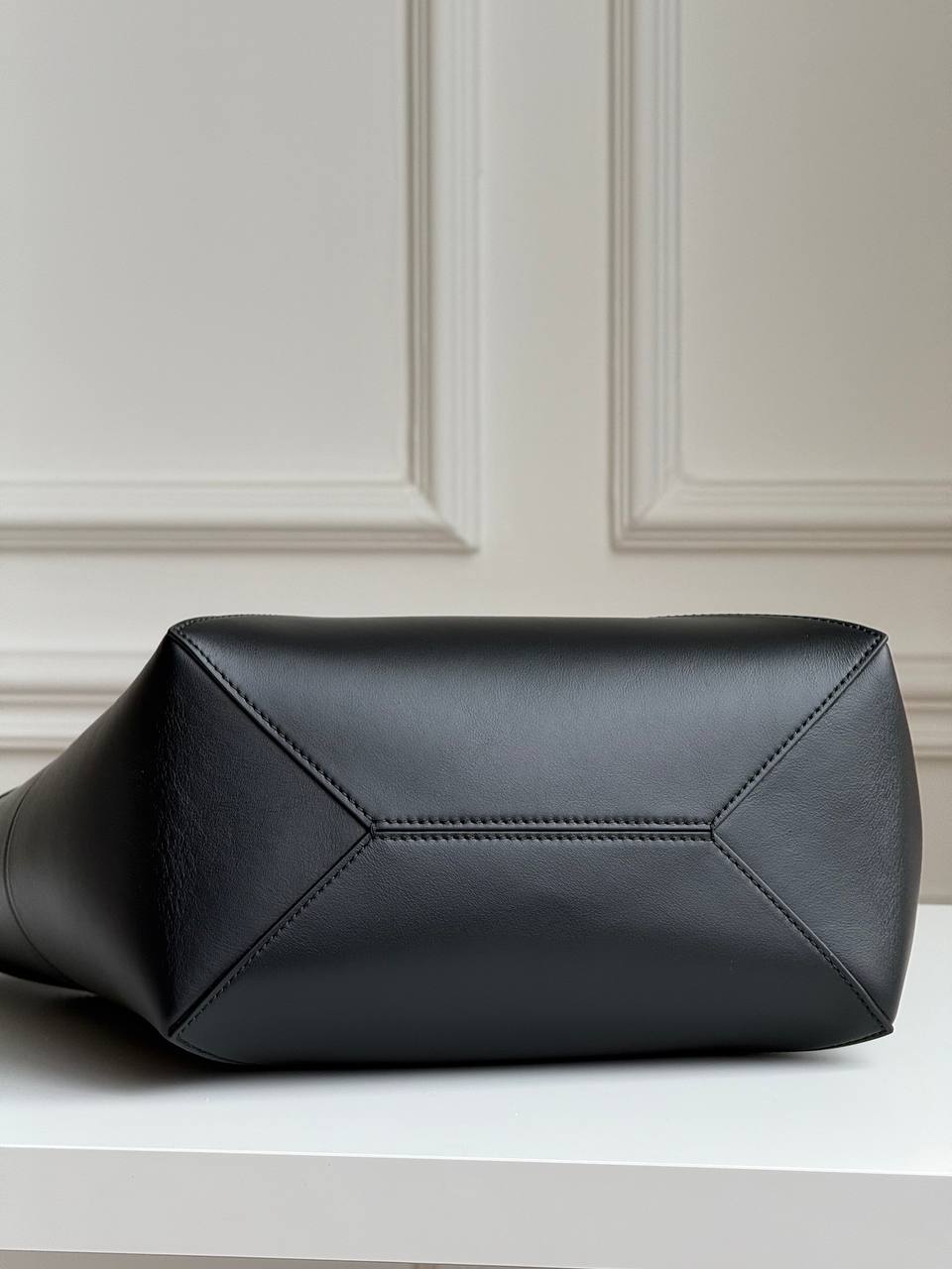 LOEWE Medium Puzzle Fold Tote in Shiny Calfskin
