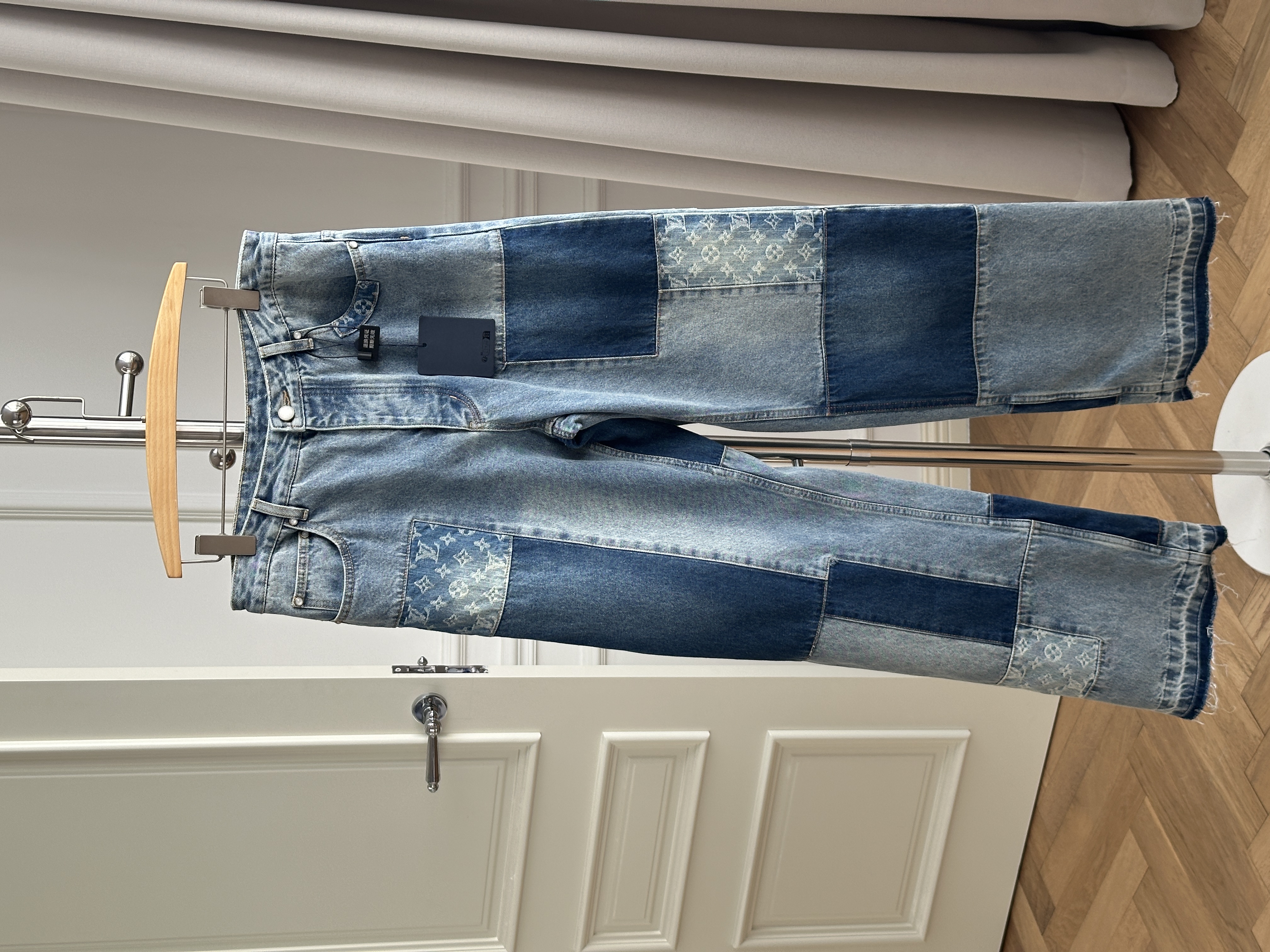 Louis Vuitton Signature Patchwork Denim Pants