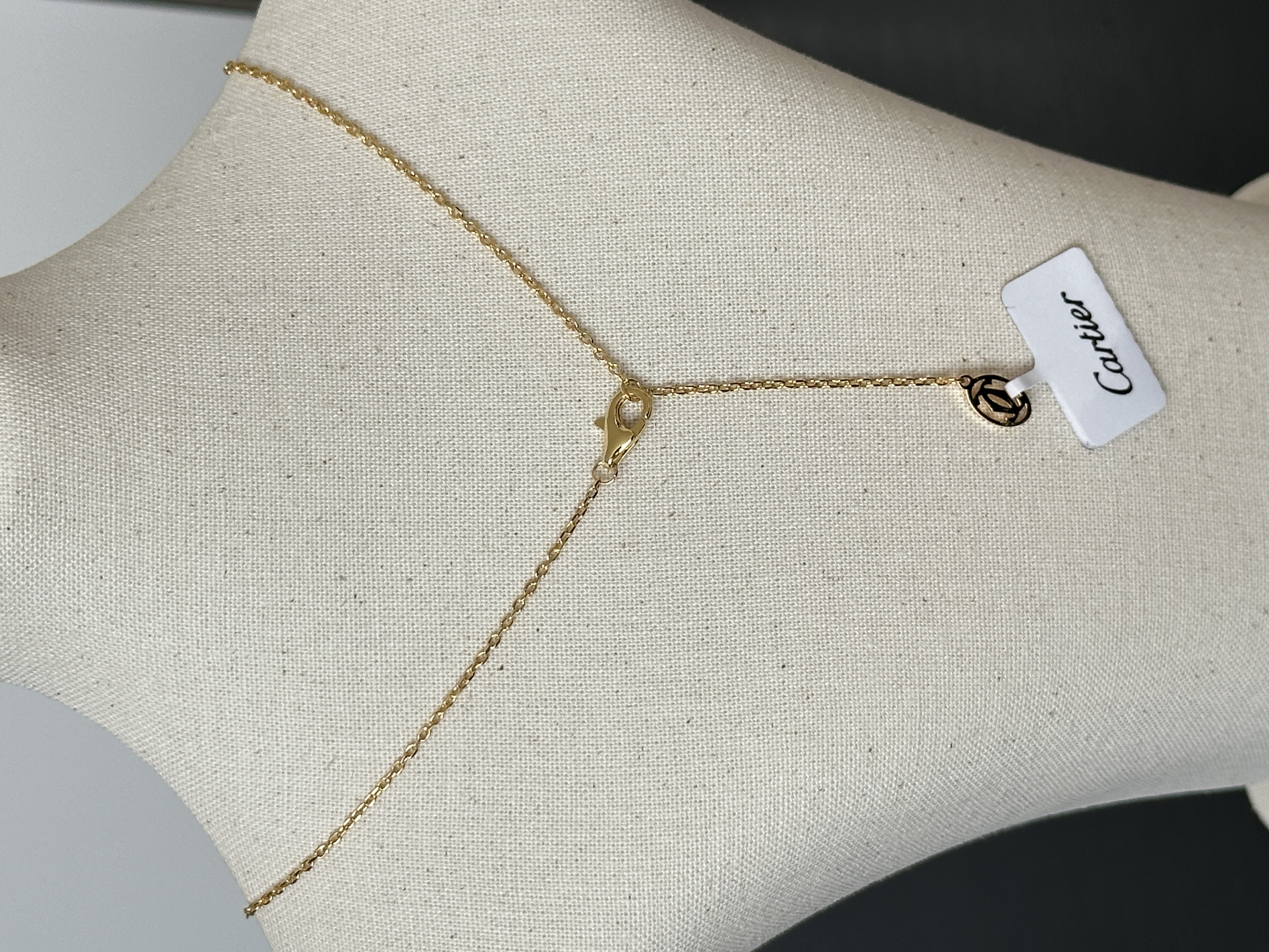 Interlocking Double Rings Gold Clavicle Necklace