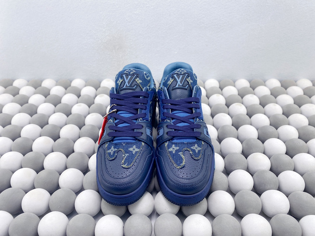 2024 LV Trainer Low Blue Cowboy X Nigo