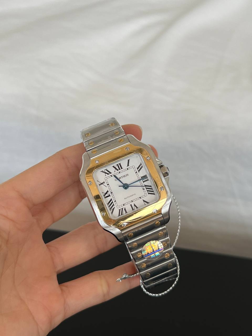Cartier Santos-Dumont Two-Tone Gold & Steel Automatic Watch