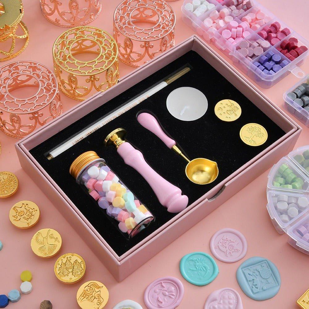 5017 Fire Lacquer Wax Set Wax Grain Valentine's Day Gift