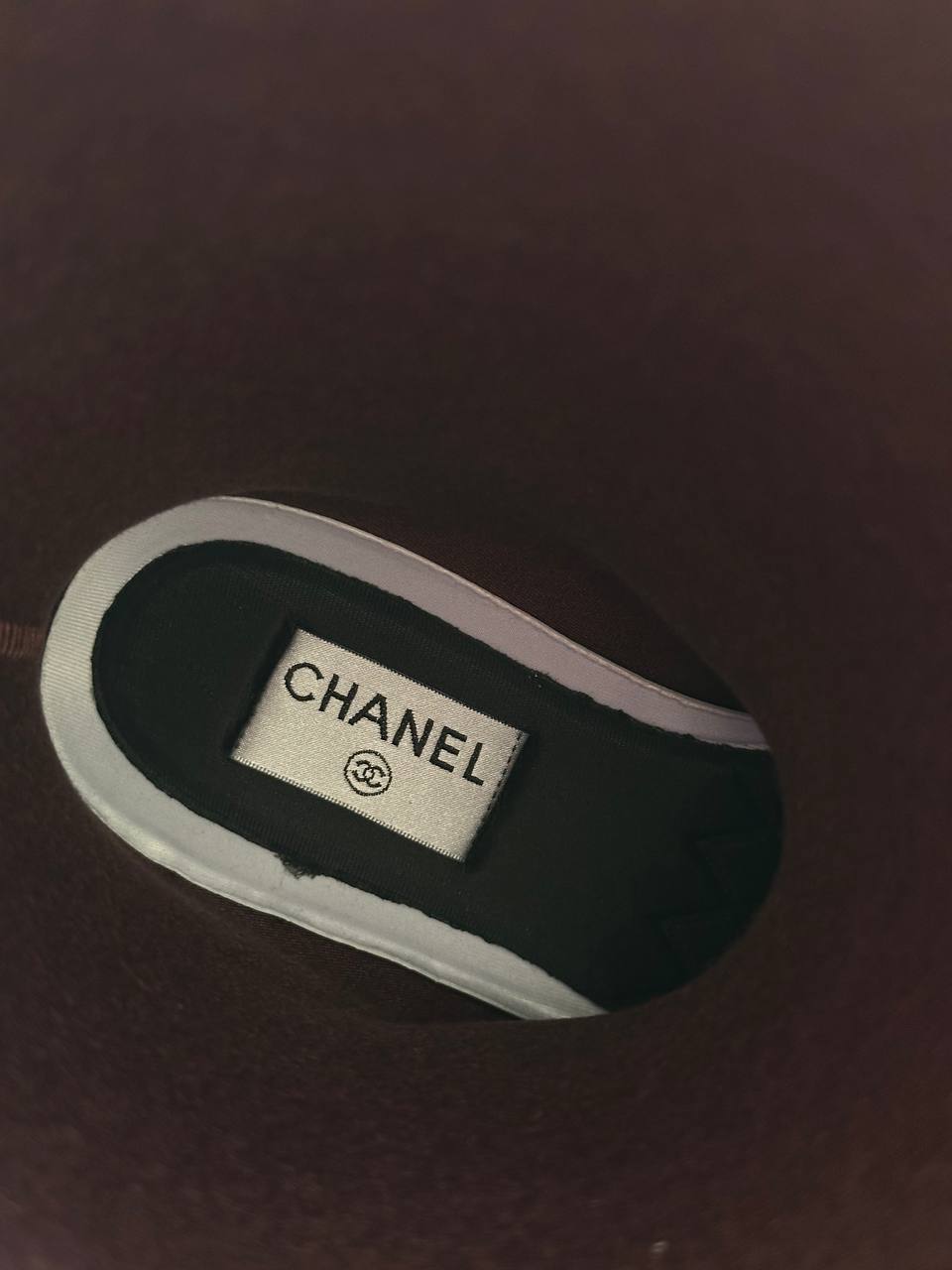 CHANEL Caoutchouc CC Logo High Rubber Rain Boots