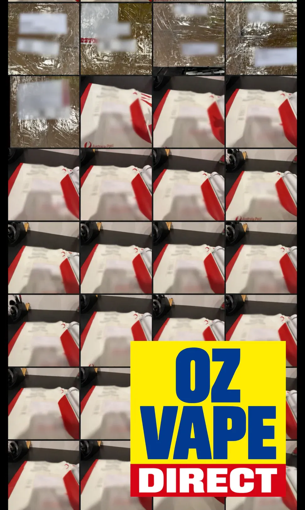 Privacy-redacted OZ order support evidence examples with identifying details irreversibly blurred