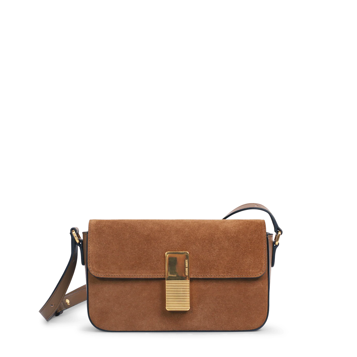 Monceau Baguette - Cuir Velours Camel