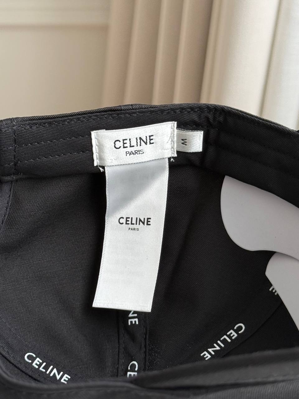 CELINE Logo Embroidered Baseball Cap