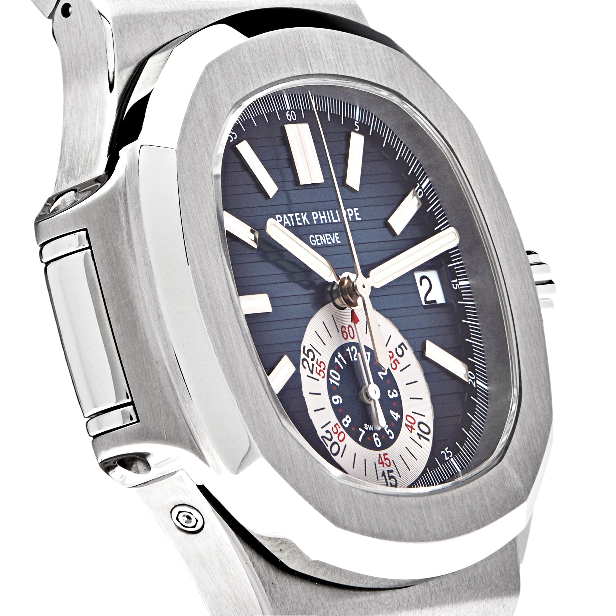 Patek Philippe Nautilus Chronograph Date Steel Blue Dial 5980/1A-001【1:1 Replica】