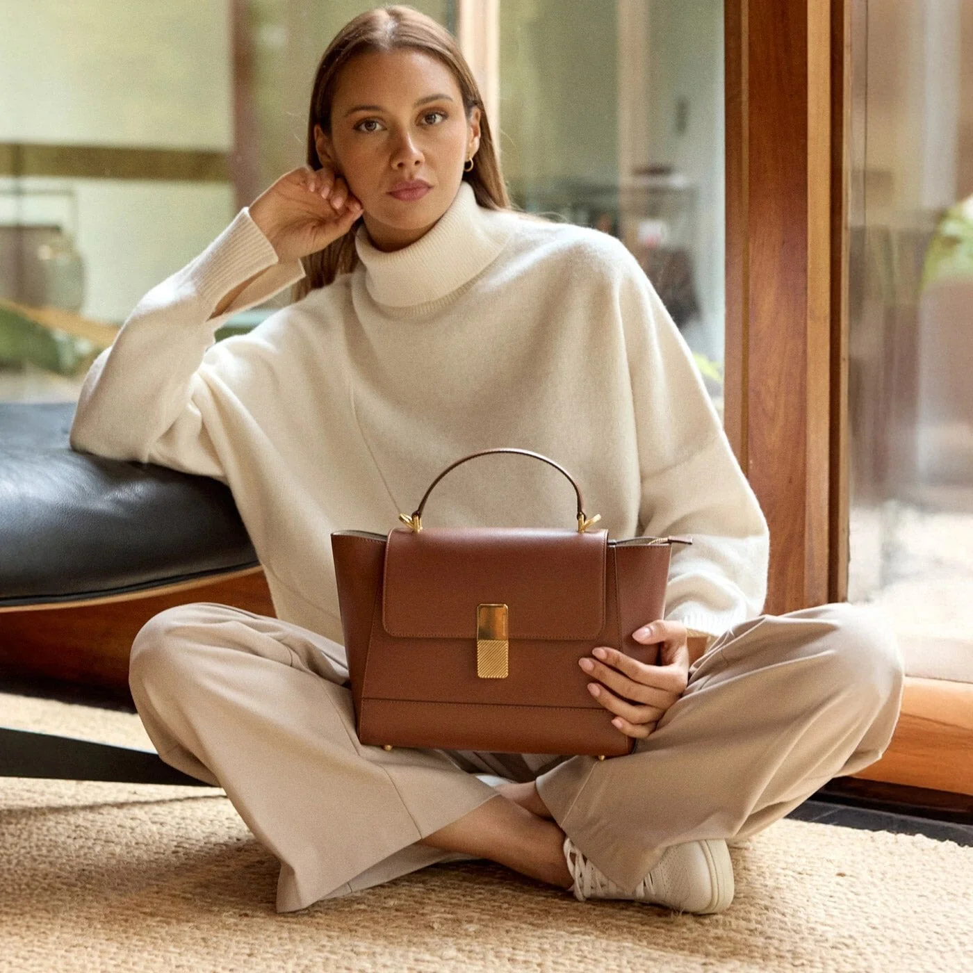 Marly - Cuir Box Camel