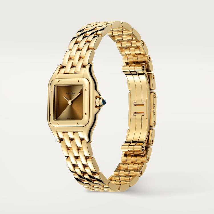 PANTHÈRE DE CARTIER WATCH Small model, quartz movement, yellow gold【1:1 Replica】