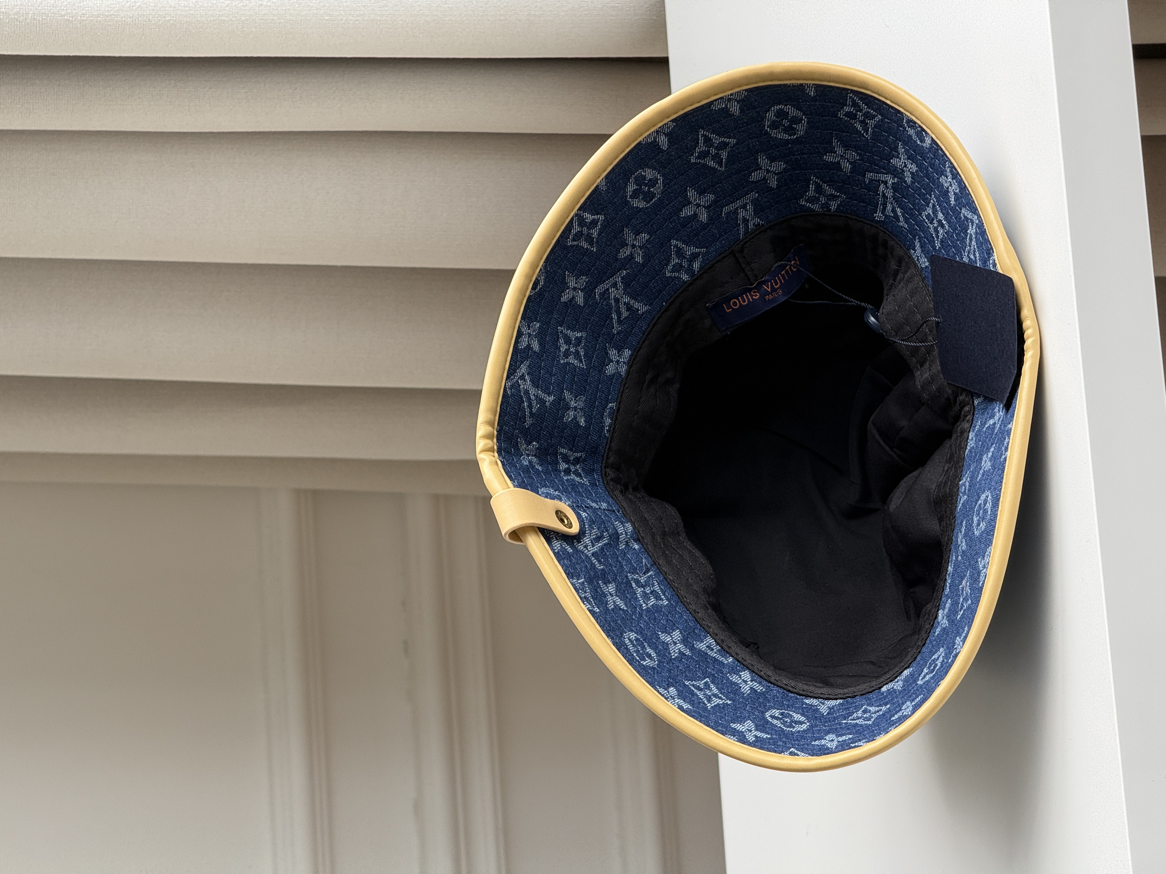 Louis Vuitton Blue Denim Monogram Bucket Hat