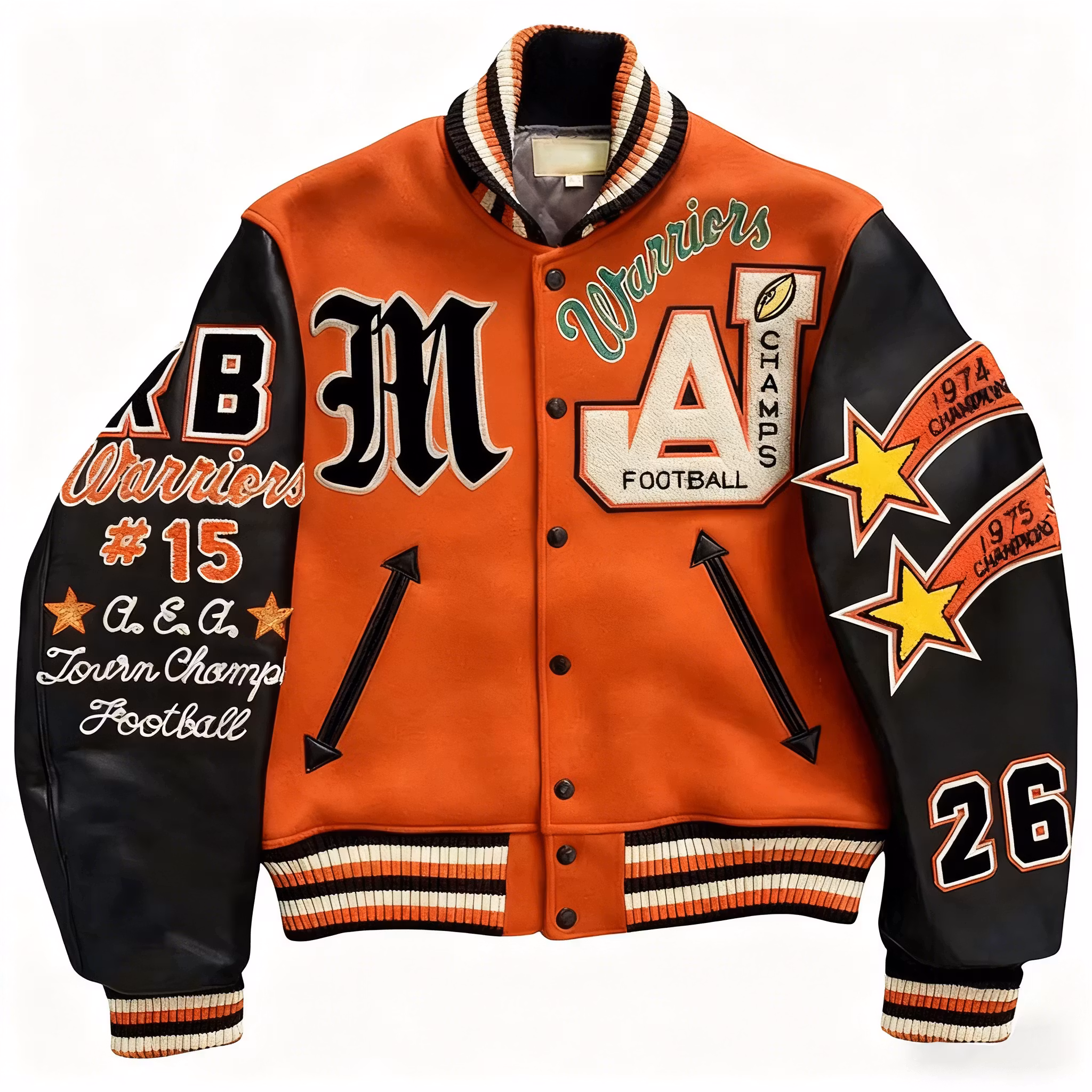 OEM Letterman Jacket Manufacturers Chenille Applique Embroidered College Varsity Jacket Custom Vintage Winter Baseball Jacket