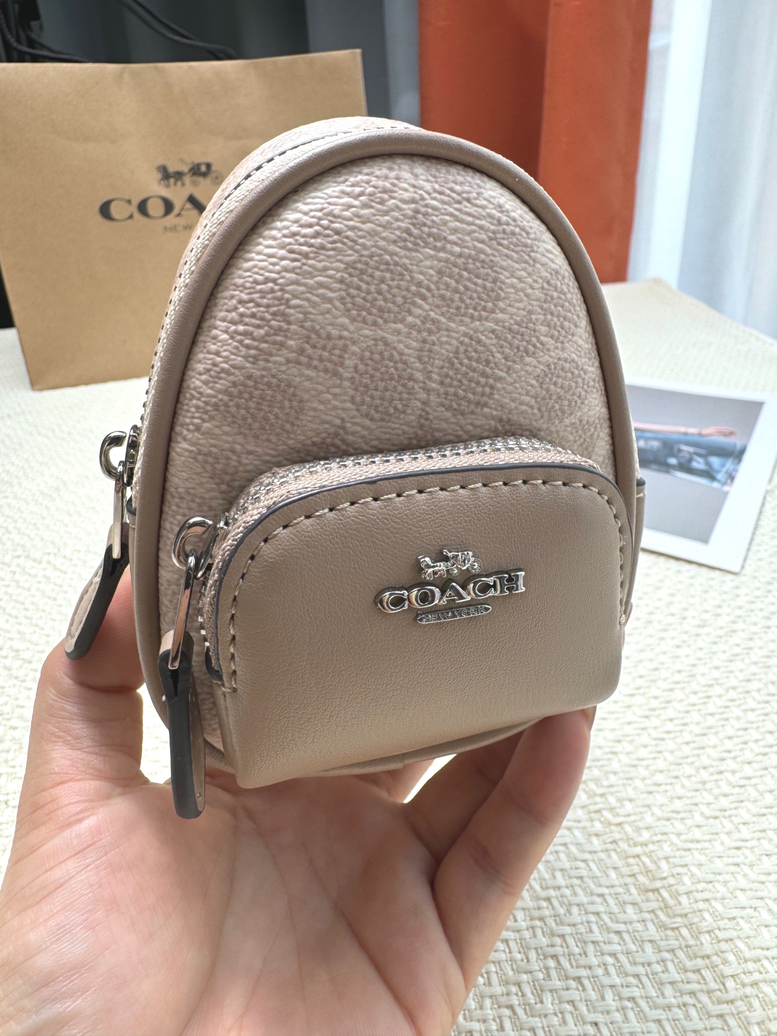 Women Handbag C7803 CC315 C1019 Mini Court Backpack Keychain Bag Charm