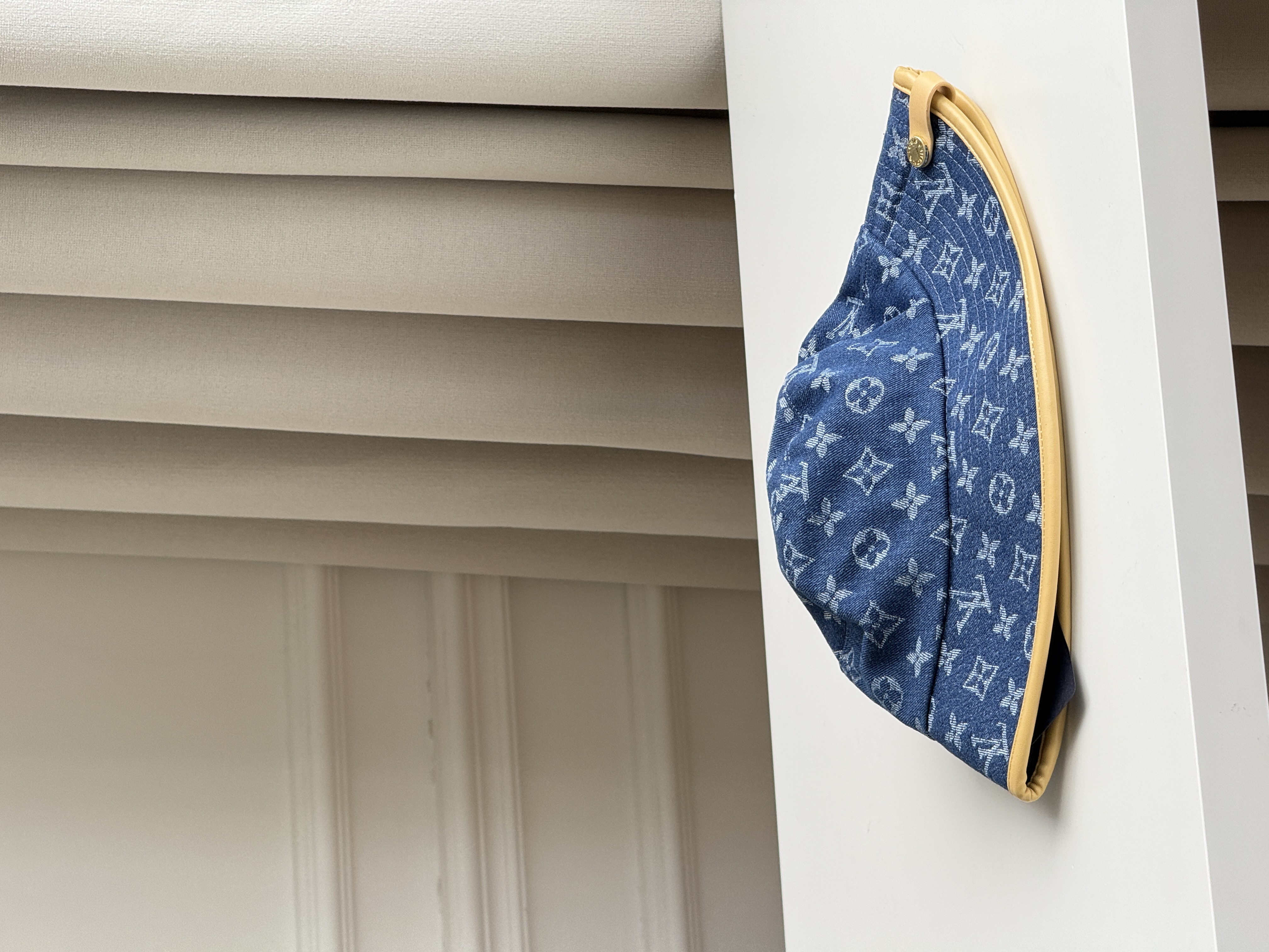 Louis Vuitton Blue Denim Monogram Bucket Hat