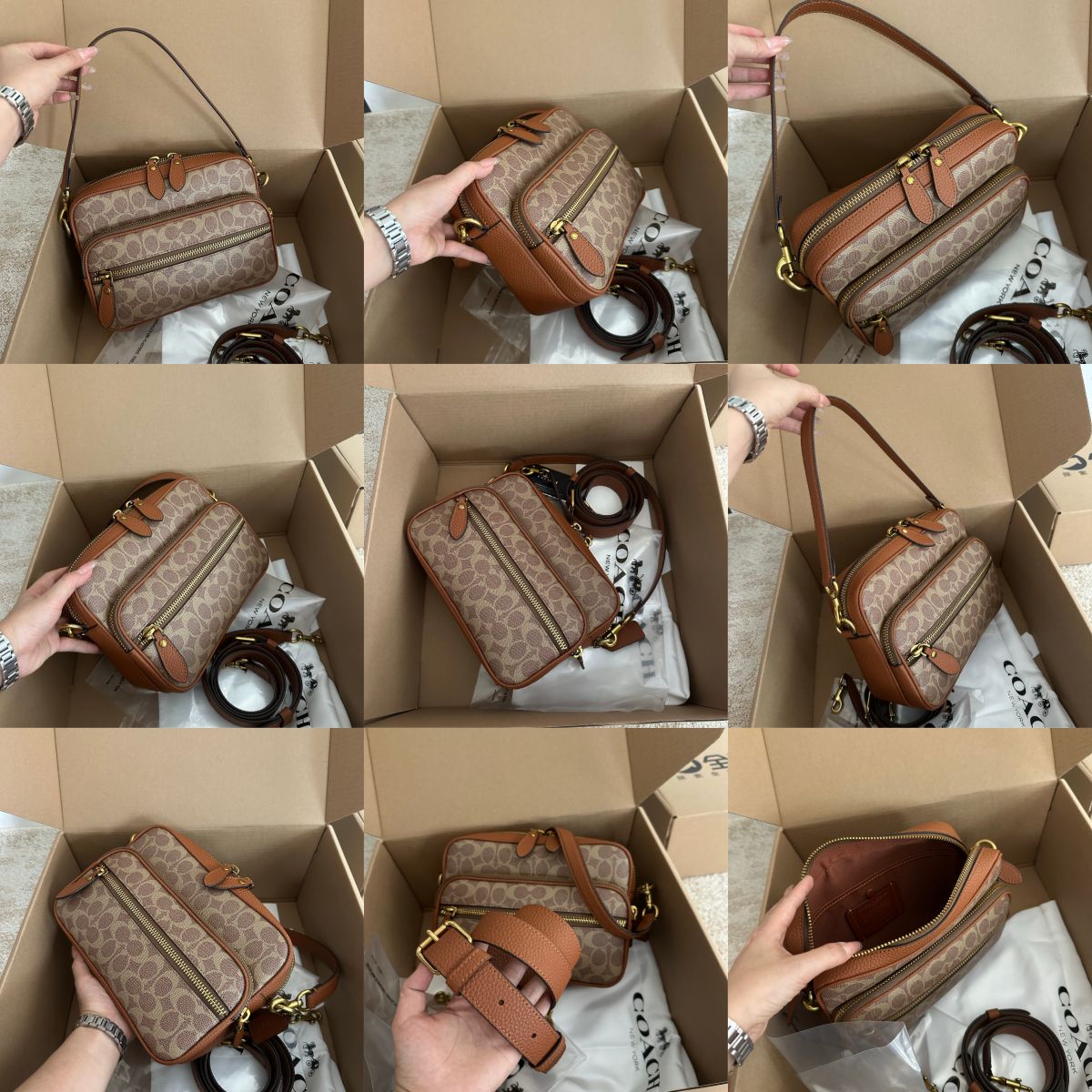 Men Handbag CDS83 CDS85 DAKOTA CROSSBODY BAG IN SIGNATURE CANVAS