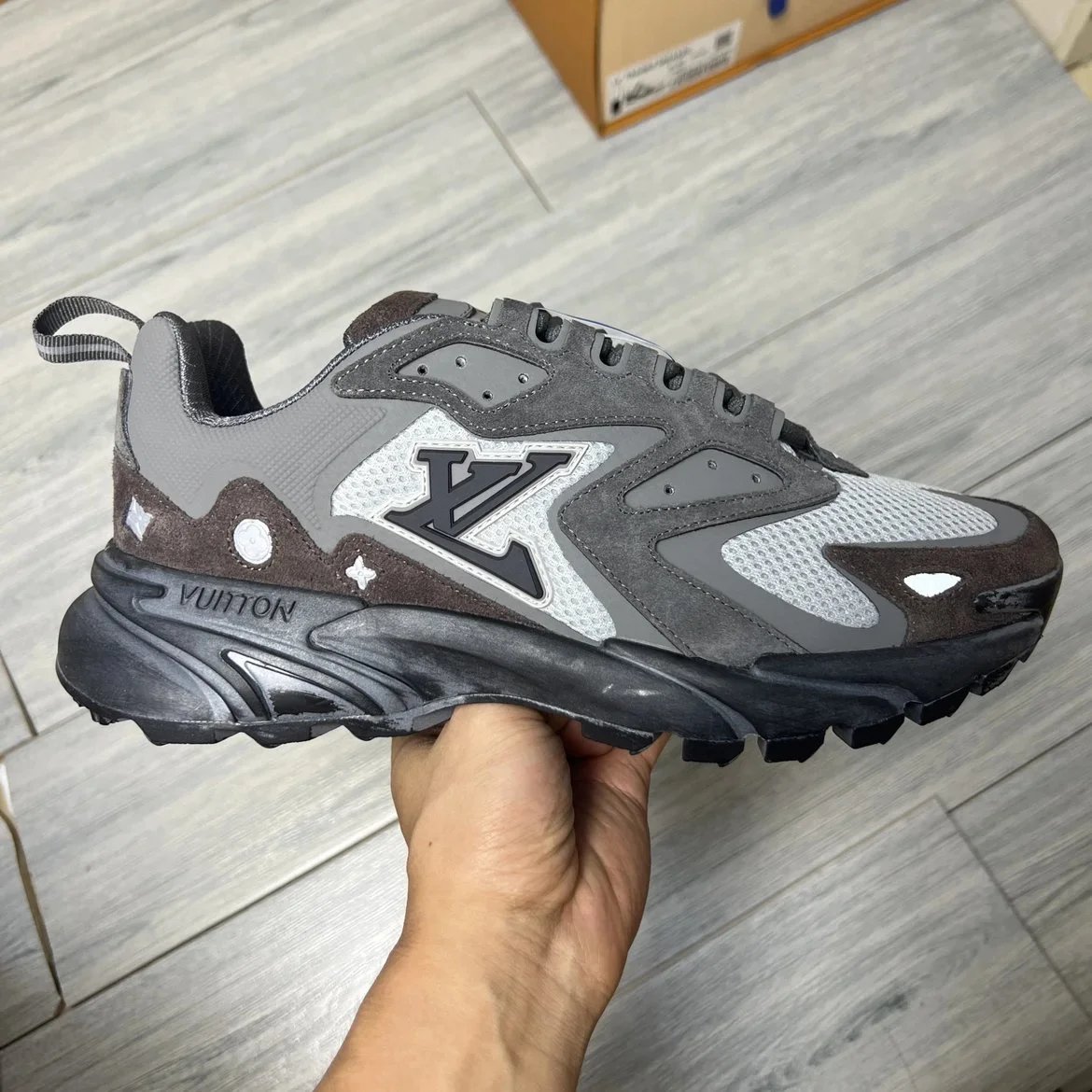 LV Runner Tatic Dark Grey Color