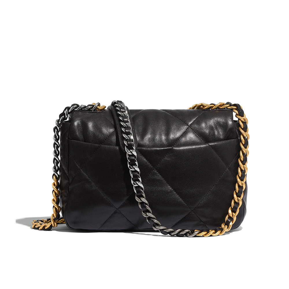 CHANEL 19 Flap Bag Small&Medium Chain Strap Shoulder Bag