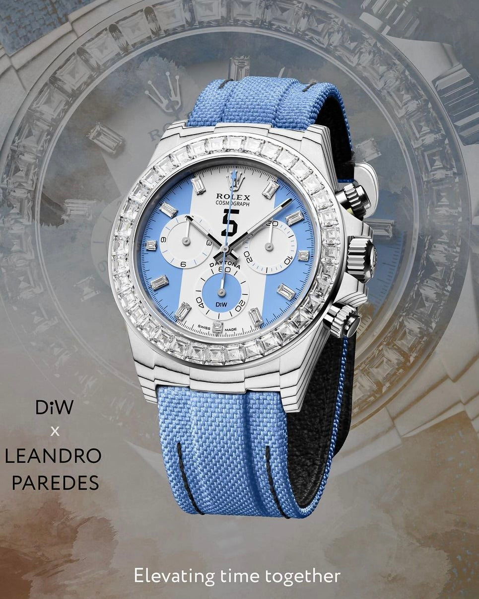 DiW Rolex Daytona LEANDRO PAREDES Diamond Bezel【1:1 Replica】