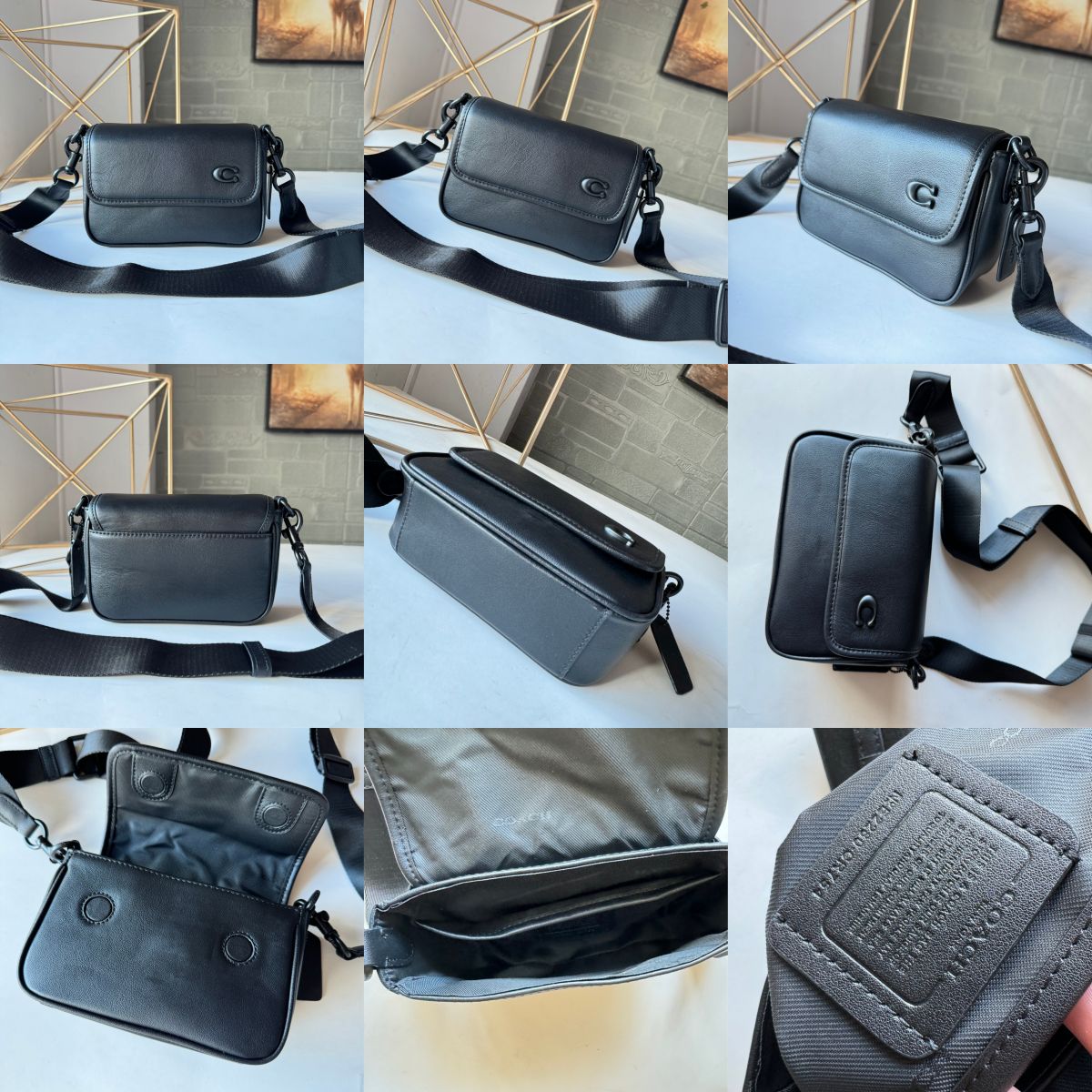 Men Handbag CR753 CR754 CAM29 CAM30 CR725 CR712 CAK24 CAK27  Charter 18 24 Flap Crossbody Chain Bag